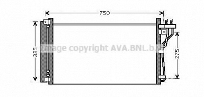 AVA QUALITY COOLING hy5184d -  Конденсатор, кондиционер